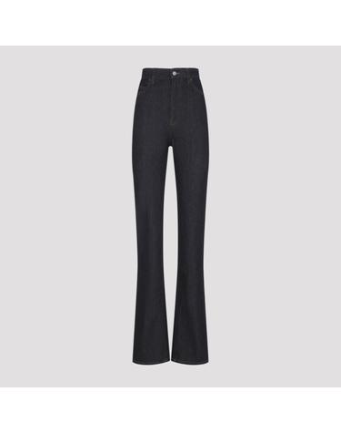 [해외직구][D14]발렌시아가 A00B4XTVWA4 4007 RAW INDIGO 여성 데님진 청바지 하의 Balenciaga High Waist Slim Jeans