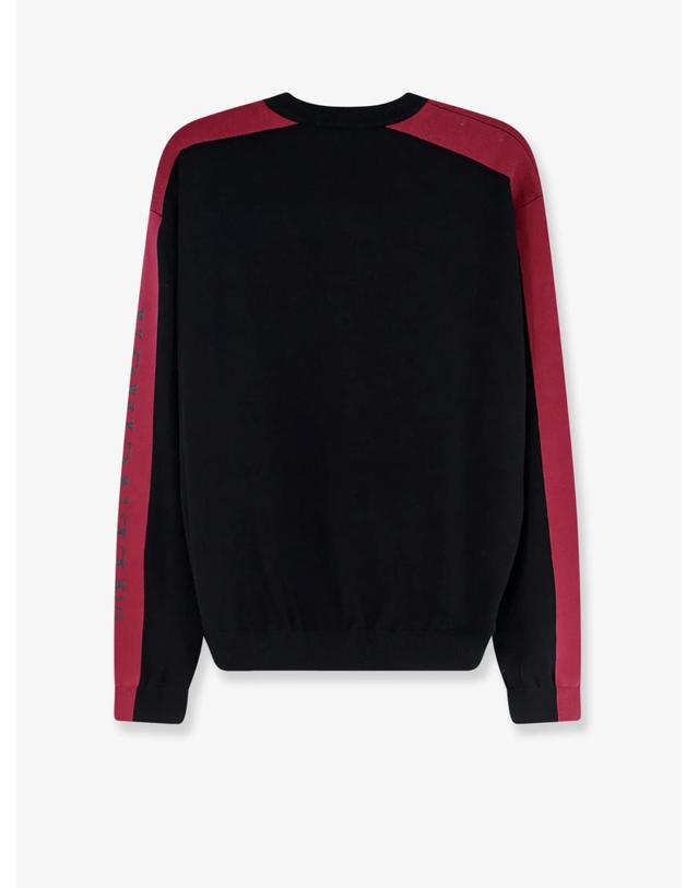 발렌시아가 [해외직구][N85]발렌시아가 849509 남성 니트 스웨터 가디건 BALENCIAGA Cotton sweater with logo on the front 착용컷
