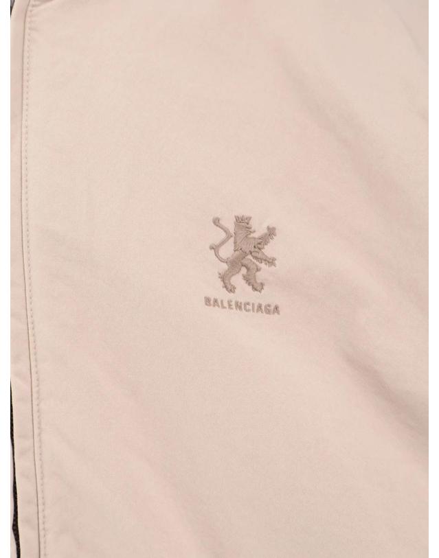 발렌시아가 [해외직구][N85]발렌시아가 865916 남성 자켓 블레이저 코트 패딩 BALENCIAGA Cotton blend jacket with embroidered logo on the front 착용컷