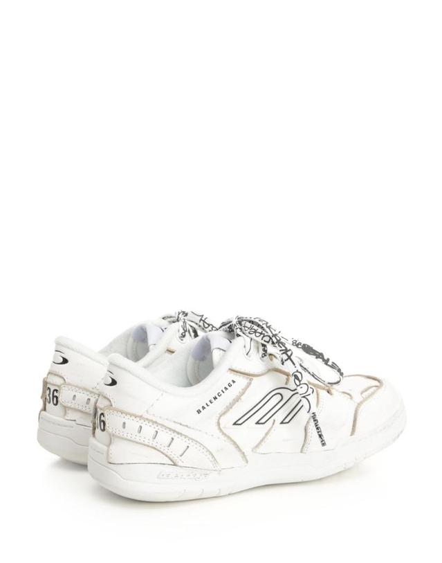 발렌시아가 [해외직구][A94]발렌시아가 841763WCURS9000 여성 스니커즈 로우탑 하이탑 BALENCIAGA BALENCIAGA Hamptons Sneakers 착용컷