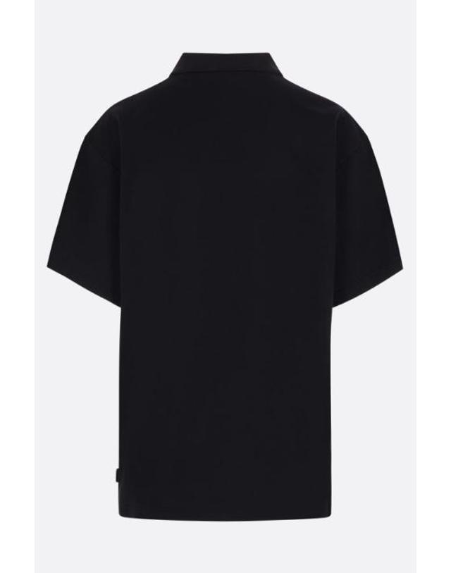 발렌시아가 [해외직구][E32]발렌시아가 862367TSVC61000 남성 폴로셔츠 피케셔츠 BALENCIAGA Laurel Classic oversized polo shirt in fleece 착용컷