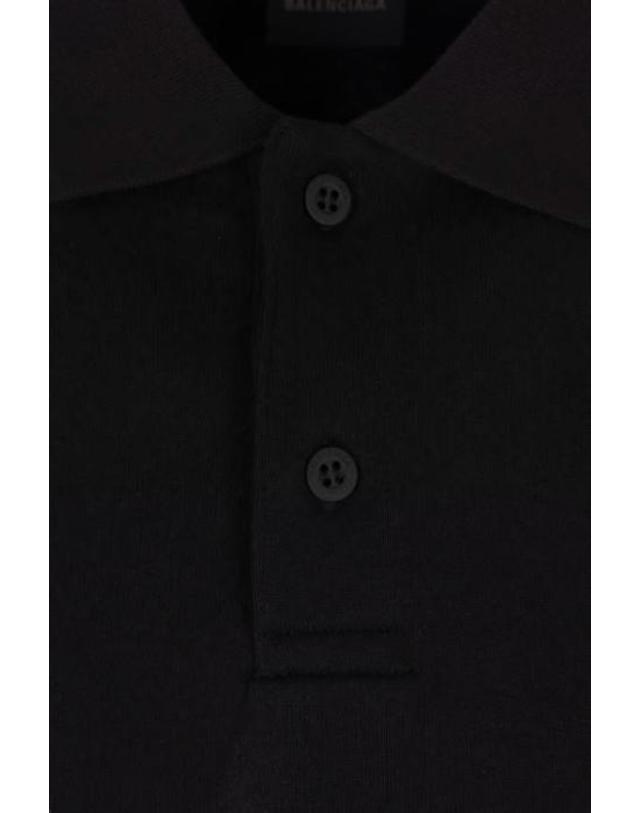 발렌시아가 [해외직구][E32]발렌시아가 862367TSVC61000 남성 폴로셔츠 피케셔츠 BALENCIAGA Laurel Classic oversized polo shirt in fleece 착용컷