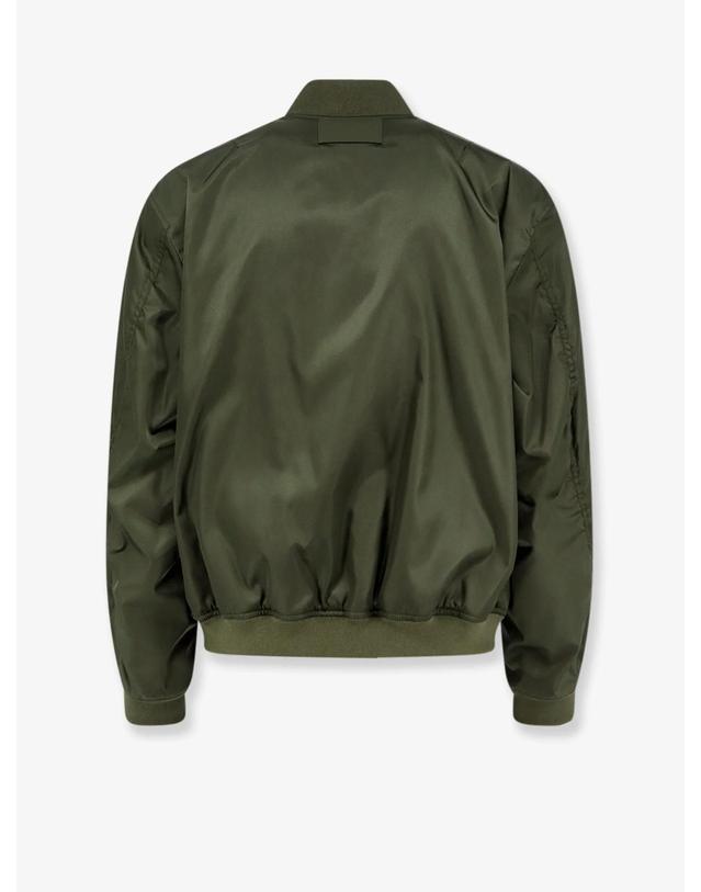 발렌시아가 [해외직구][N85]발렌시아가 A001YL 남성 자켓 블레이저 코트 패딩 BALENCIAGA Nylon bomber with orange lining 착용컷