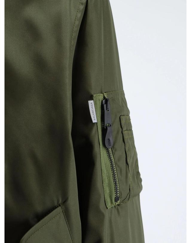 발렌시아가 [해외직구][N85]발렌시아가 A001YL 남성 자켓 블레이저 코트 패딩 BALENCIAGA Nylon bomber with orange lining 착용컷