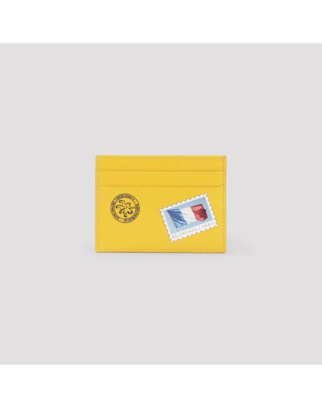 발렌시아가 [해외직구][D14]발렌시아가 8671442ACHI 7284 YELLOW MULTIC 여성 지갑 월렛 카드지갑 Balenciaga Card Holder 착용컷