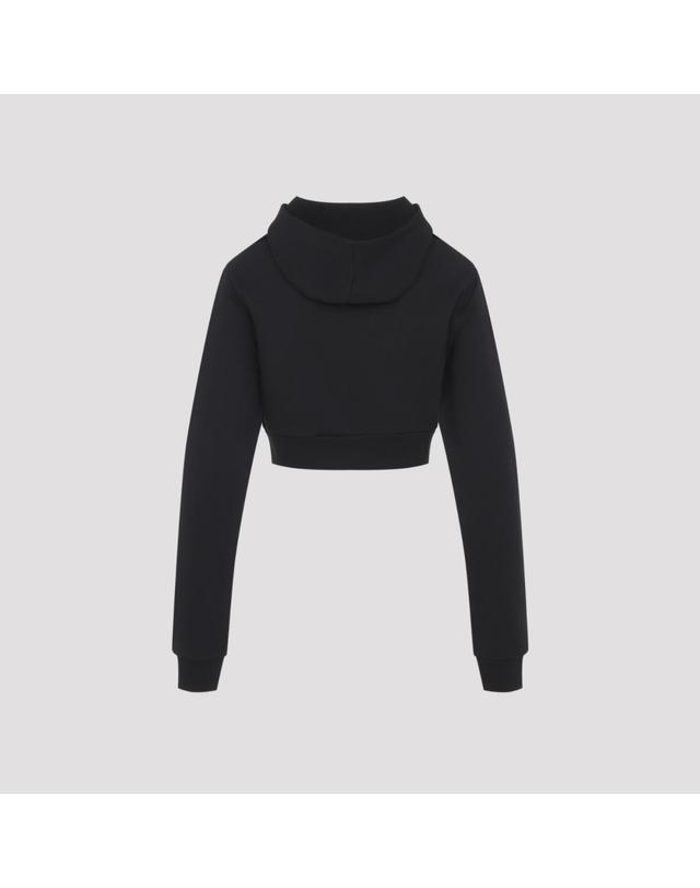 발렌시아가 [해외직구][D14]발렌시아가 A0024RTUVQ5 1000 BLACK 여성 맨투맨 후드 스웨트셔츠 집업 Balenciaga Cocoon Hoodie 착용컷
