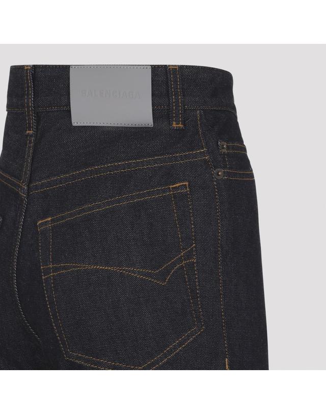 발렌시아가 [해외직구][D14]발렌시아가 A00B4XTVWA4 4007 RAW INDIGO 여성 데님진 청바지 하의 Balenciaga High Waist Slim Jeans 착용컷
