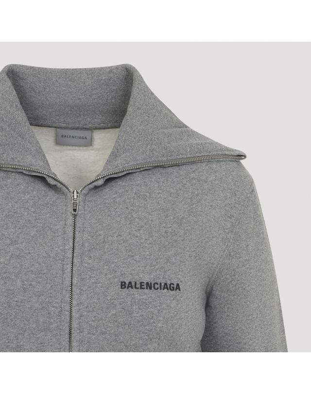 발렌시아가 [해외직구][D14]발렌시아가 A009S3TUVA4 8519 DARK HEATHER 여성 스웨터 니트 가디건 Balenciaga Fitted Zip Up Jacket 착용컷