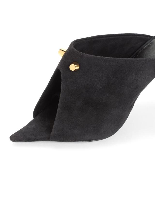 발렌시아가 [해외직구][D14]발렌시아가 A006G7WBFE1 1080 BLACK GOLD 여성 펌프스 하이힐 슬링백 Balenciaga City Mule 착용컷