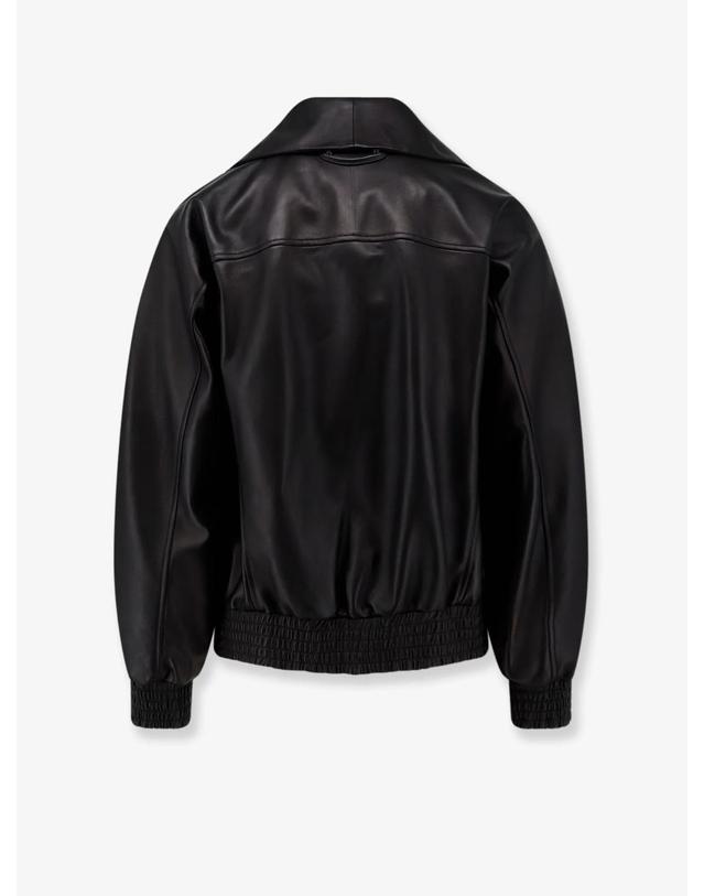 발렌시아가 [해외직구][N85]발렌시아가 A009GE 남성 자켓 블레이저 코트 패딩 BALENCIAGA Leather jacket with Logo detail 착용컷