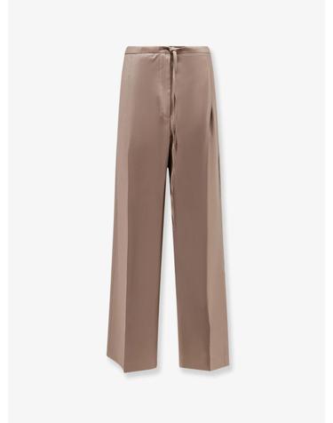 [해외직구][N85]ROHE 42130253 여성 트라우저 바지 팬츠 면바지 ROHE Relaxed virgin wool trousers
