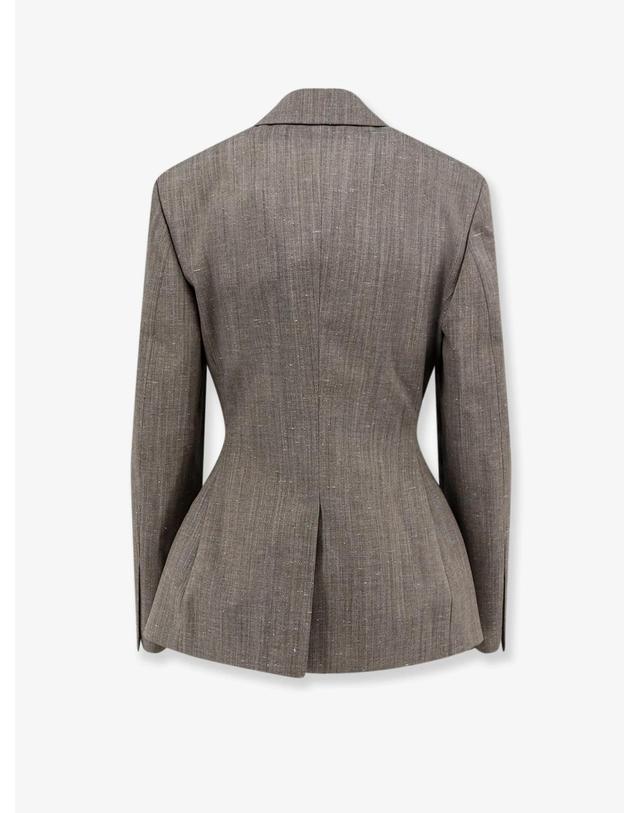 로헤 [해외직구][N85]ROHE 42011267 여성 블레이저 베스트자켓 자켓 ROHE Hourglass shaped wool blend blazer 착용컷