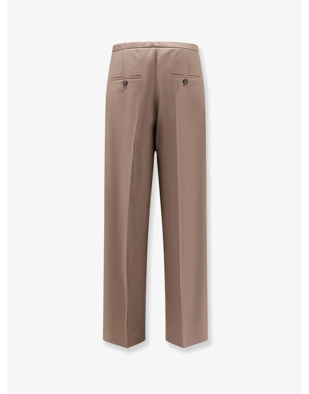 로헤 [해외직구][N85]ROHE 42130253 여성 트라우저 바지 팬츠 면바지 ROHE Relaxed virgin wool trousers 착용컷