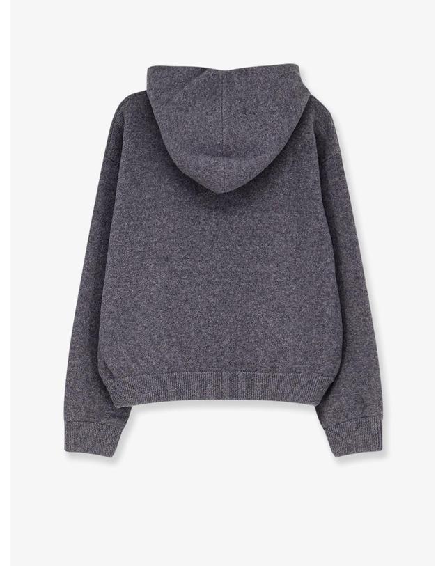 로헤 [해외직구][N85]ROHE 42123330 여성 니트 스웨터 가디건 ROHE Hooded sweater 착용컷