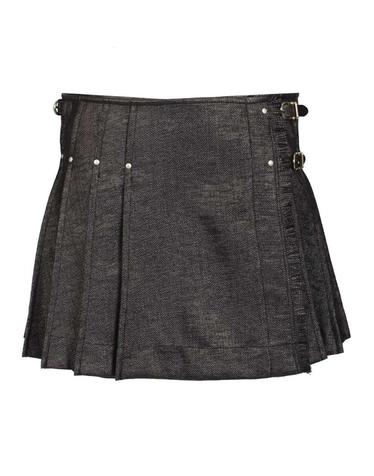 [해외직구][A94]DURAZZI MILANO SS26SK06 TF0017B001 여성 스커트 치마 DURAZZI MILANO DURAZZI MILANO Tweed Kilt Skirt