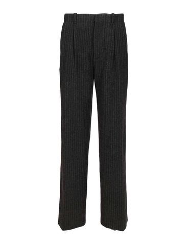 [해외직구][A94]DURAZZI MILANO FW25P02 TT0049GR06 여성 팬츠 트라우저 바지 DURAZZI MILANO DURAZZI MILANO Pinstriped Wool Trousers