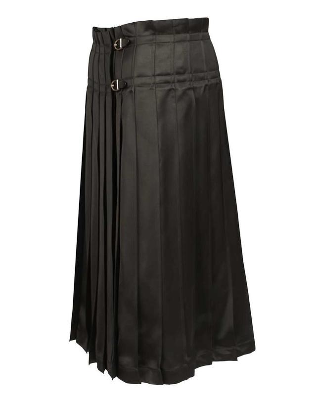 두라찌 [해외직구][A94]DURAZZI MILANO SS26SK01 TT0070GR05 여성 스커트 치마 DURAZZI MILANO DURAZZI MILANO Pleated Skirt 착용컷