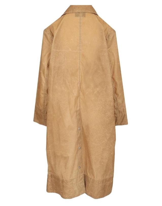 두라찌 [해외직구][A94]DURAZZI MILANO SS25O03 065 CERBR04 여성 코트 아우터 DURAZZI MILANO DURAZZI MILANO Leather Effect Raincoat 착용컷