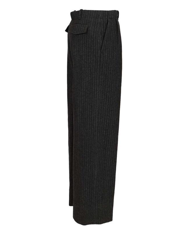 두라찌 [해외직구][A94]DURAZZI MILANO FW25P02 TT0049GR06 여성 팬츠 트라우저 바지 DURAZZI MILANO DURAZZI MILANO Pinstriped Wool Trousers 착용컷