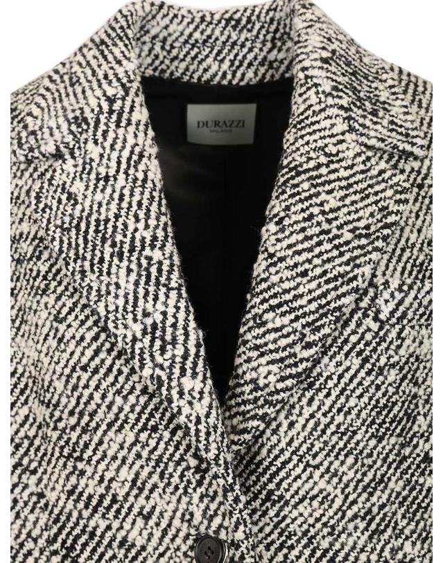 두라찌 [해외직구][A94]DURAZZI MILANO FW25C01 TT0051B003 여성 코트 아우터 DURAZZI MILANO DURAZZI MILANO Tailored Coat 착용컷