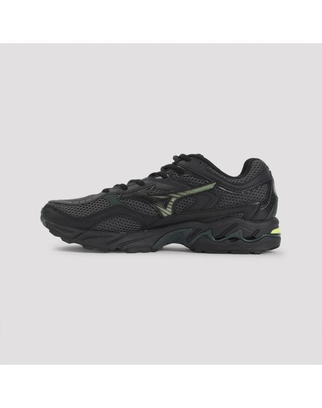 미즈노 [해외직구][D14]MIZUNO D1GA260B 01 BLACK OUSTERN GREEN 남성 스니커즈 슬립온 Mizuno Wave Mustang Lg Sport Sneakers 착용컷