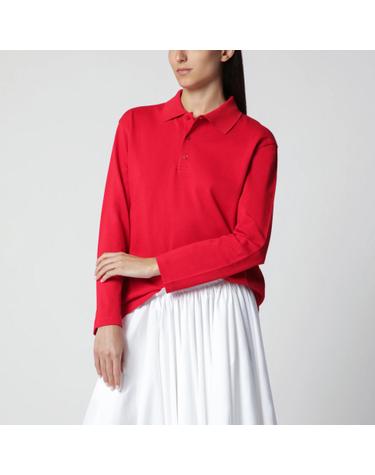 [해외직구][T56]FLORE FLORE DIA POCO Red 여성 폴로셔츠 카라티
