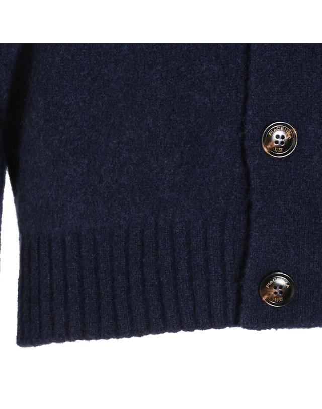 피아첸차 캐시미어 [해외직구][S27]PIACENZA CASHMERE M102000101012035890 남성 니트 가디건 브이넥니트 풀오버니트 스웨터 로고 PIACENZA CASHMERE 착용컷