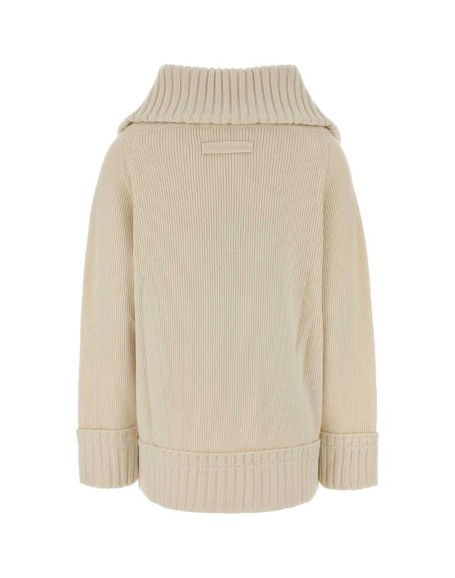빅토리아 베컴 [해외직구][X45]빅토리아베컴 1426KJU007544A 3 여성 점프수트 오버롤 Cream wool blend sweater 착용컷