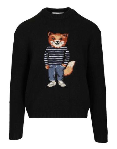 [해외직구][A94]메종 키츠네 PM00806KH0002P199 남성 스웨터 니트 가디건 MAISON KITSUNE MAISON KITSUNE Merino Wool Sweater