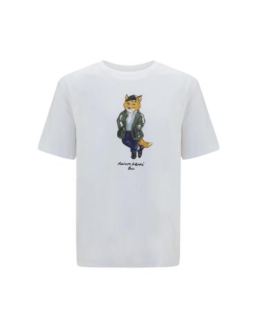[해외직구][K68]메종 키츠네 MRMJT22KJ7025 P100 남성 티셔츠 민소매 탑 반팔 긴팔 Weekend Fox cotton T shirt
