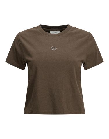 [해외직구][V90]메종 키츠네 MW00105KJ70260605 여성 티셔츠 상의 Baby Fox Crew Neck T Shirt