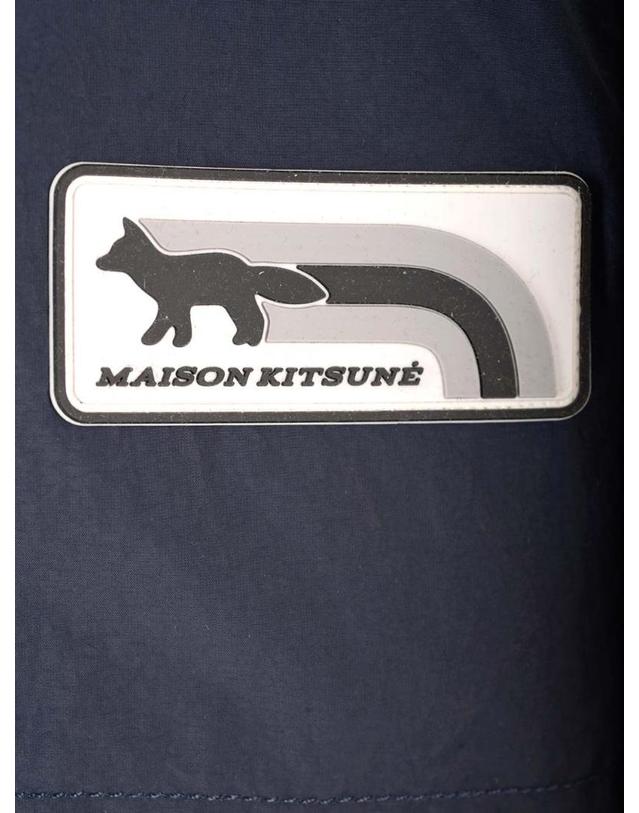메종 키츠네 [해외직구][A94]메종 키츠네 MM02102WQ0072P480 남성 자켓 MAISON KITSUNE MAISON KITSUNE Windbreaker In Technical Fabric 착용컷