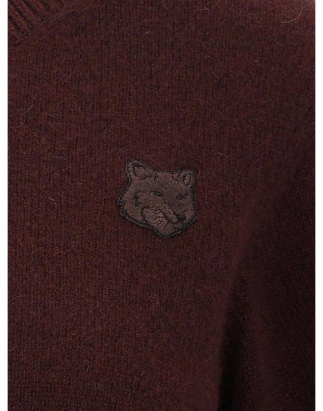 메종 키츠네 [해외직구][A94]메종 키츠네 MRWKJ11KT10060553 여성 니트 스웨터 MAISON KITSUNE MAISON KITSUNE Fox Head Sweater 착용컷