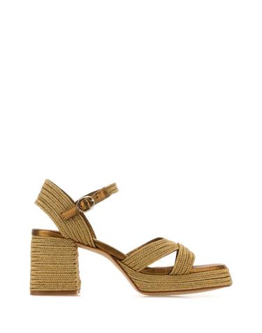 [해외직구][X45]까스따네르 026223 ORO VIEJO 여성 에스파드류 단화 로퍼 Gold fabric Vallita sandals
