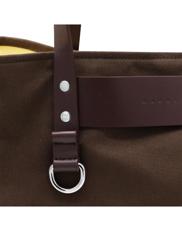마르니 [해외직구][B47]마르니 SHMQ0110U0P9315ZP300 남성 토트백 가방 BROWN TOTE 착용컷
