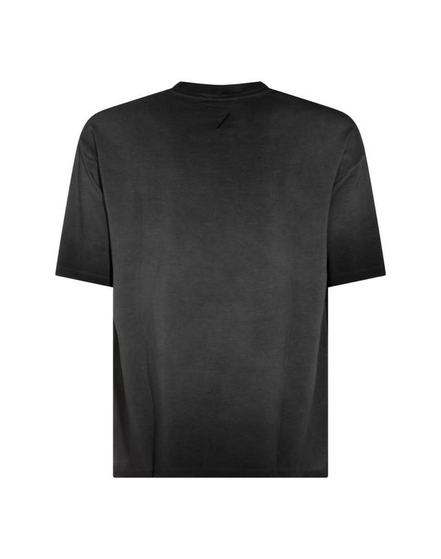 톰 크롬 [해외직구][Q11]THOM KROM MTS98601180 남성 티셔츠 COLD GREY COTTON T SHIRT 착용컷