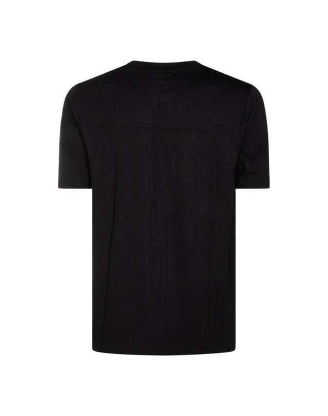 톰 크롬 [해외직구][Q11]THOM KROM MTS9730111 남성 티셔츠 BLACK VISCOSE T SHIRT 착용컷