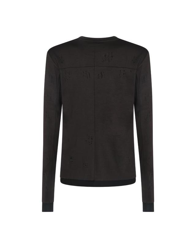 톰 크롬 [해외직구][B47]THOM KROM MTS96901186 남성 티셔츠 상의 탑 COLD BROWN COTTON T SHIRT 착용컷