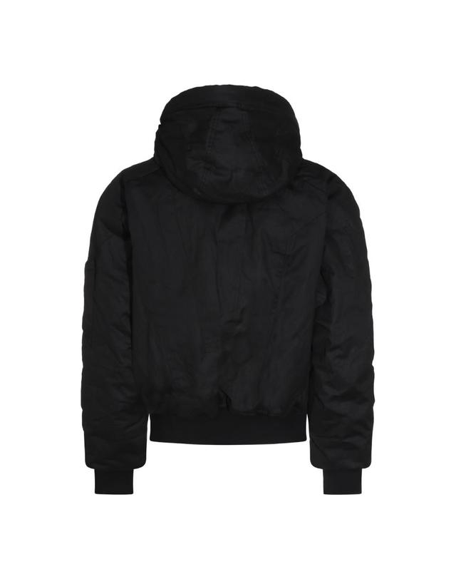 톰 크롬 [해외직구][B47]THOM KROM MJ890111 남성 자켓 베스트 봄버자켓 BLACK COTTON PUFFER CASUAL JACKET 착용컷