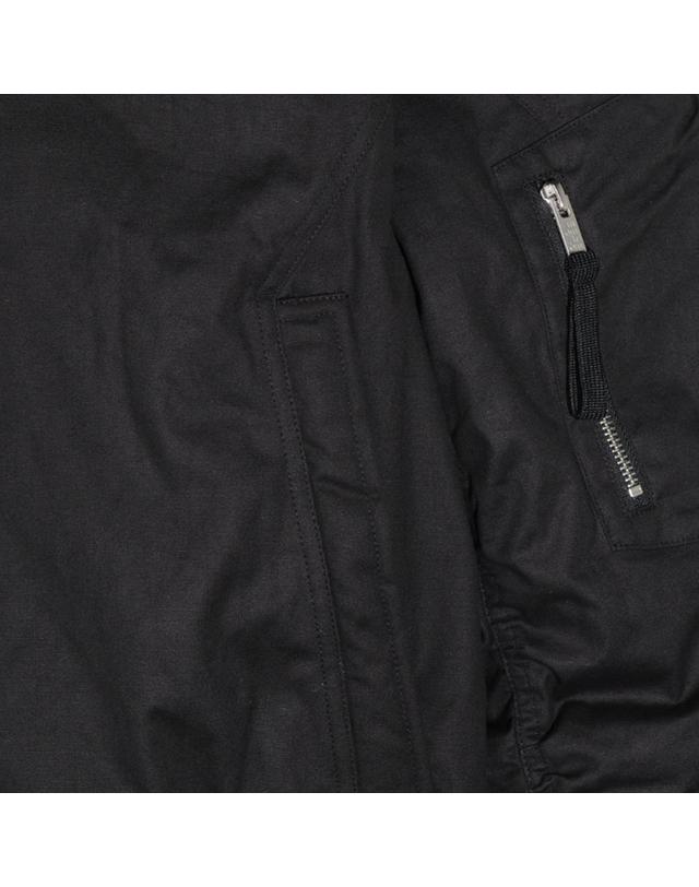 톰 크롬 [해외직구][B47]THOM KROM MJ890111 남성 자켓 베스트 봄버자켓 BLACK COTTON PUFFER CASUAL JACKET 착용컷