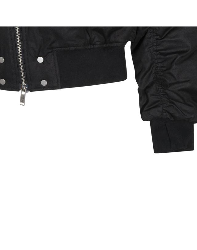 톰 크롬 [해외직구][B47]THOM KROM MJ890111 남성 자켓 베스트 봄버자켓 BLACK COTTON PUFFER CASUAL JACKET 착용컷