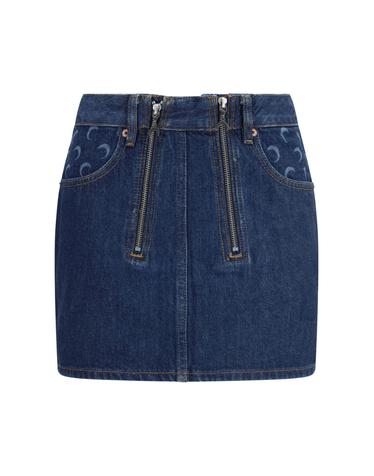 [해외직구][K68]마린세르 WSK135ARDEN0002 BL80 여성 스커트 치마 롱 미디 미니스커트 Zipped mini Skirt