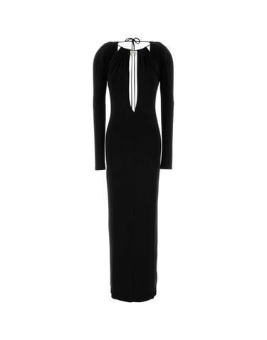 [해외직구][X45]마린세르 WDR410ACJER0082 BK99 여성 원피스 드레스 롱원피스 맥시원피스 Black jersey long dress