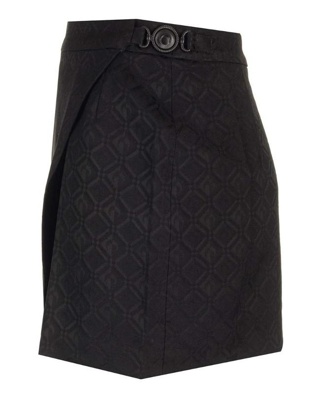 마린세르 [해외직구][A94]마린세르 WSK035 CWOV0024BK99 여성 스커트 치마 MARINE SERRE MARINE SERRE Moon Diamant Mini Skirt 착용컷