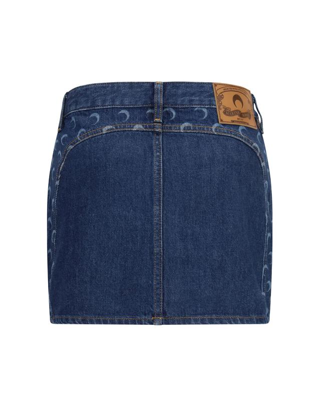 마린세르 [해외직구][K68]마린세르 WSK135ARDEN0002 BL80 여성 스커트 치마 롱 미디 미니스커트 Zipped mini Skirt 착용컷