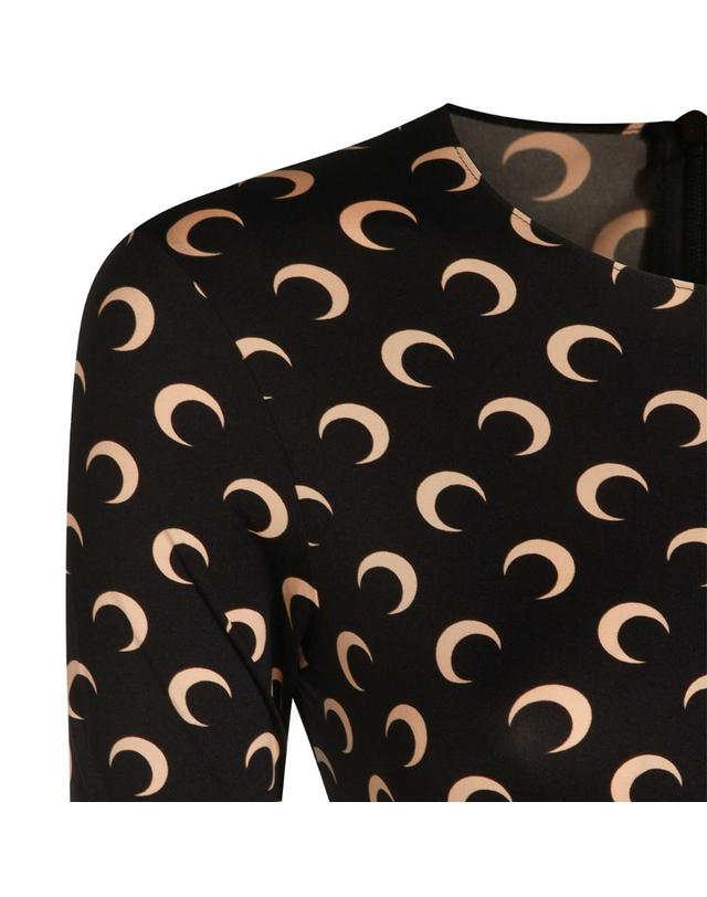 마린세르 [해외직구][S27]마린세르 WJS002ACJER0001IT99 여성 점프수트 바디수트 오버롤 수트 셋업 로고 BLACK MOON PATTERN JUMPSUIT 착용컷