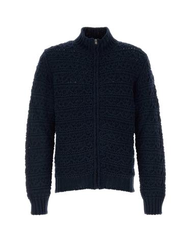 [해외직구][X45]CANALI MK02554C1225 301 남성 스웨터 니트 가디건 Navy blue alpaca blend cardigan