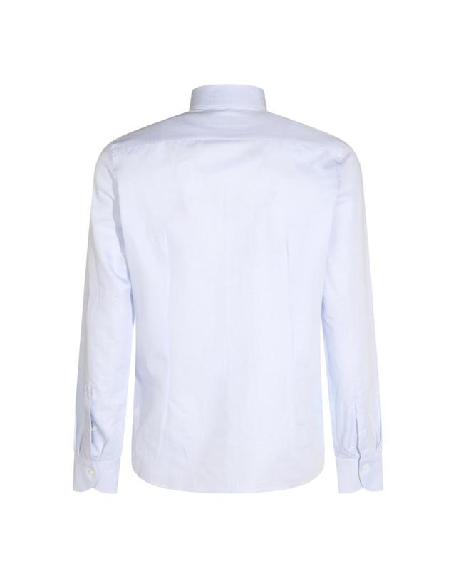 까날리 [해외직구][S27]CANALI NCLX0C3GR03819401 남성 셔츠 블라우스 남방 클래식 반팔셔츠 긴팔셔츠 긴팔 LIGHT BLUE COTTON SHIRT 착용컷