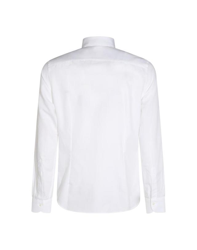 까날리 [해외직구][S27]CANALI NCLX0C3GR03819001 남성 셔츠 블라우스 남방 클래식 반팔셔츠 긴팔셔츠 긴팔 WHITE COTTON SHIRT 착용컷