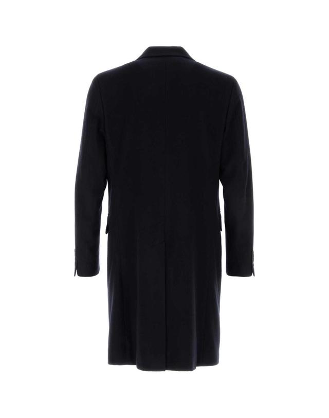 까날리 [해외직구][X45]CANALI FF0576950130 301 남성 코트 하프 롱 트렌치 오버 Midnight blue wool coat 착용컷